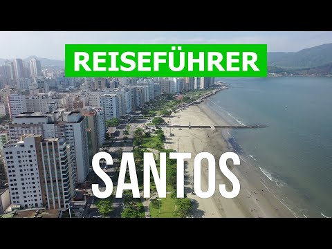 Stadt Santos in 4k. Brasilien, Santos zu besuchen