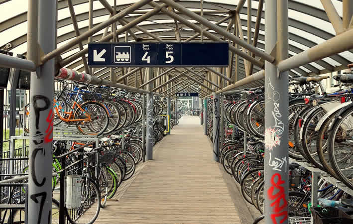 Öffentlicher Nahverkehr und Fahrradverleih in Aarhus