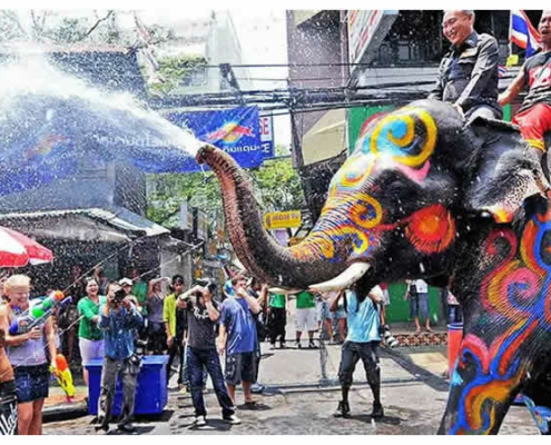 Das thailändische Neujahrsfest Songkran