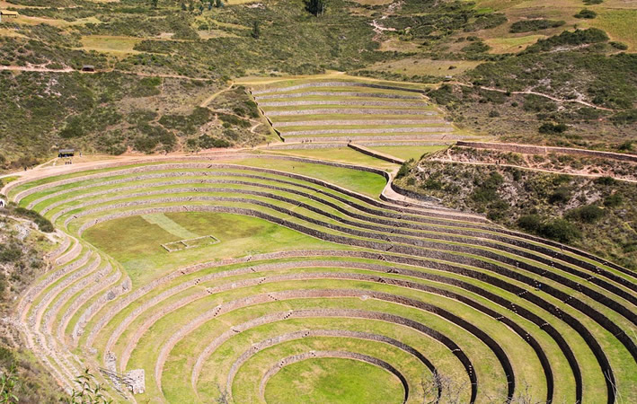 Terrassen von Moray in Peru