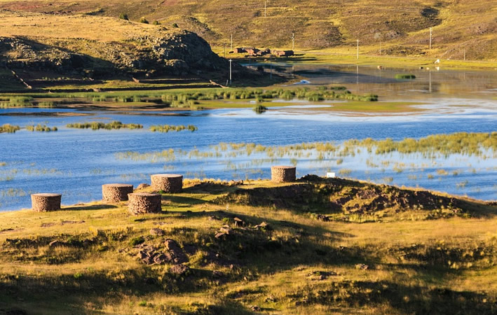 Sillustani, nahe Titicacasee